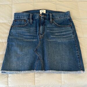 JCrew Denim mini Skirt